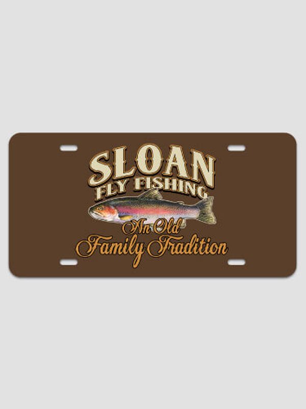 Fly Fishing Family Tradition : License Plates