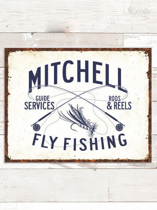 Fly Fishing Guide : Tin Signs