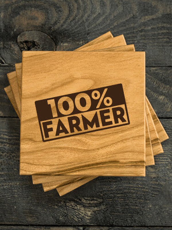 100 Percent : Coasters - Engraved