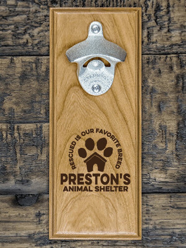Animal Shelter : Bottle Openers - Engraved