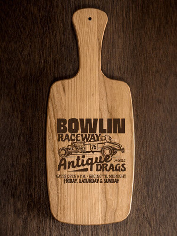 Antique Drag Race : Cheese Boards - Engraved