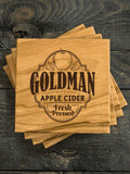 Apple Cider : Coasters - Engraved
