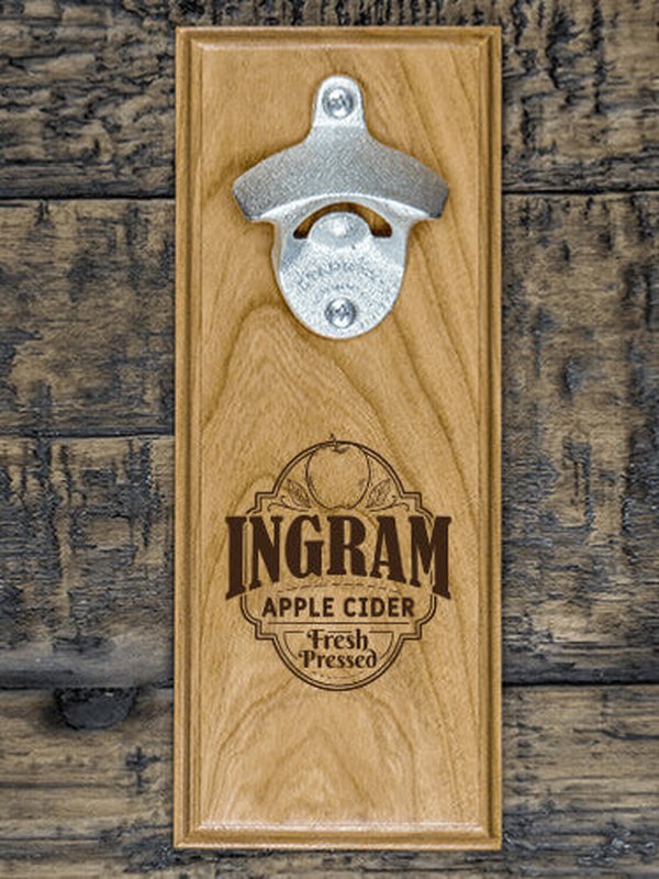 Apple Cider : Bottle Openers - Engraved