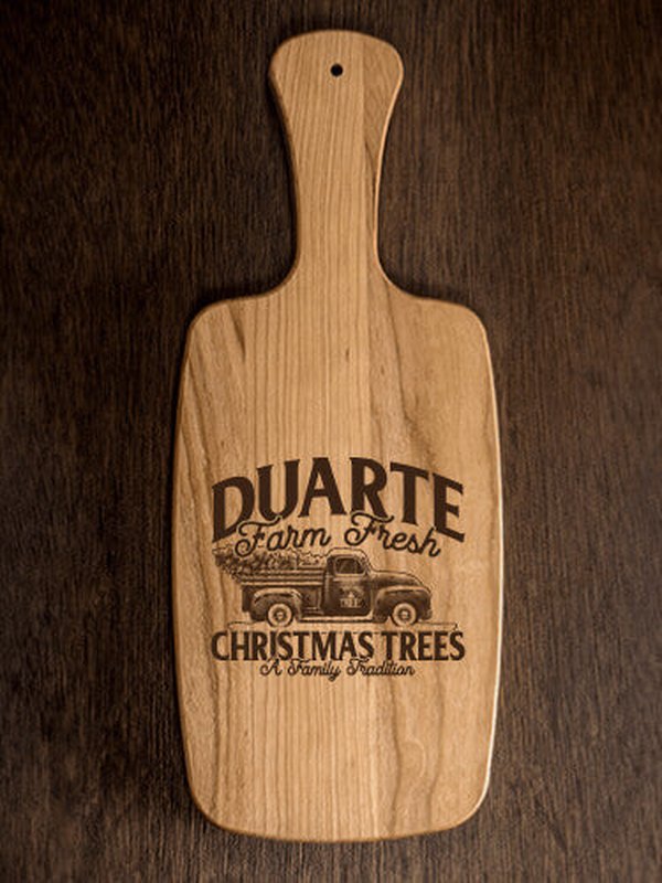 Christmas Tree Farm : Cheese Boards - Engraved