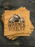 Classic Stables : Coasters - Engraved