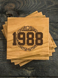 Established : Coasters - Engraved