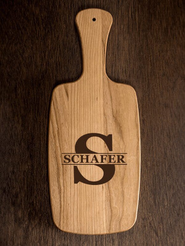 Family Monogram : Cheese Boards - Engraved