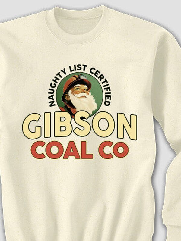 Christmas Coal Company : Printed Sweatshirts product image 4