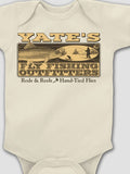 Fly Fishing : Printed Baby Bodysuits