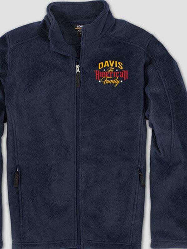 All-American Family : Embroidered Fleece Jackets