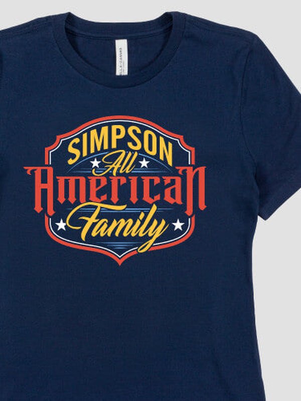 All-American Family : Premium Printed T-Shirts