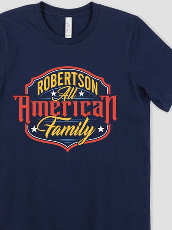 All-American Family : Premium Printed T-Shirts