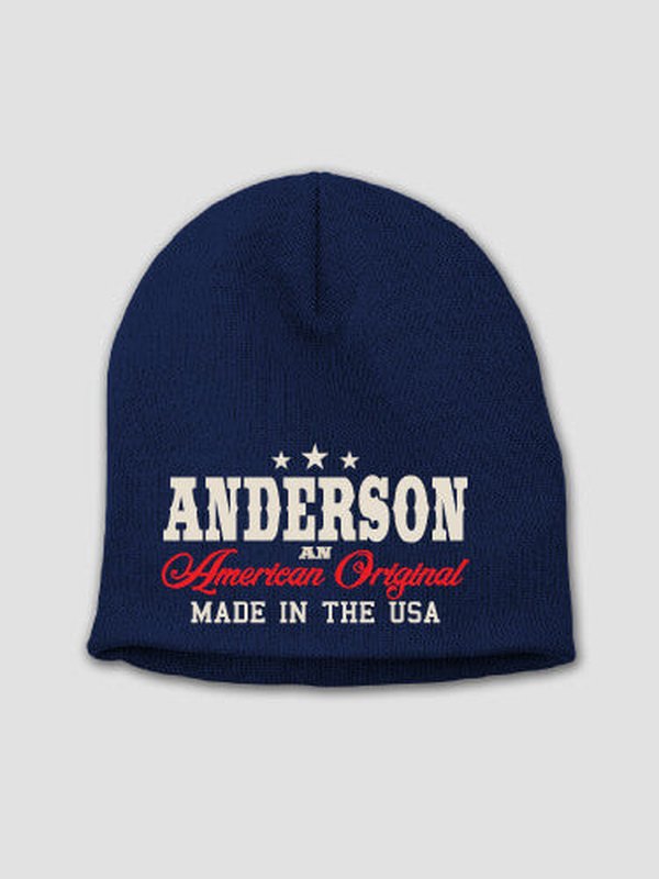 American Original : Embroidered Beanies