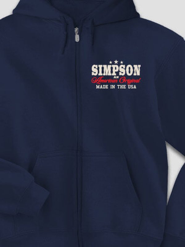 American Original : Embroidered Zip Hoodies product image 3