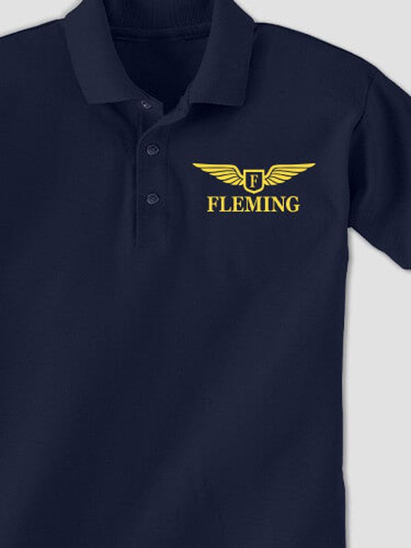 Aviation Monogram : Embroidered Polo Shirts product image 2