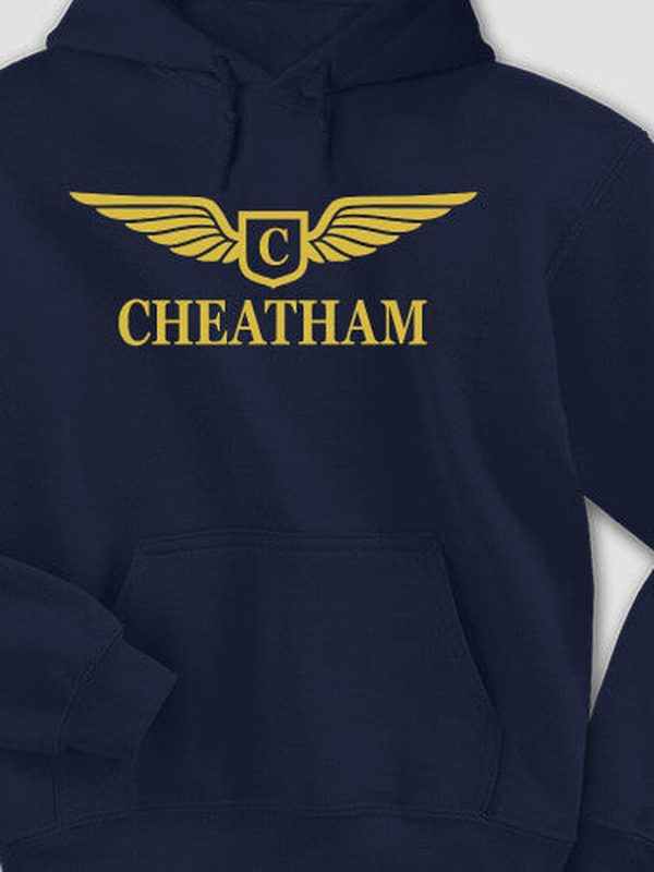 Aviation Monogram : Printed Hoodies product image 1