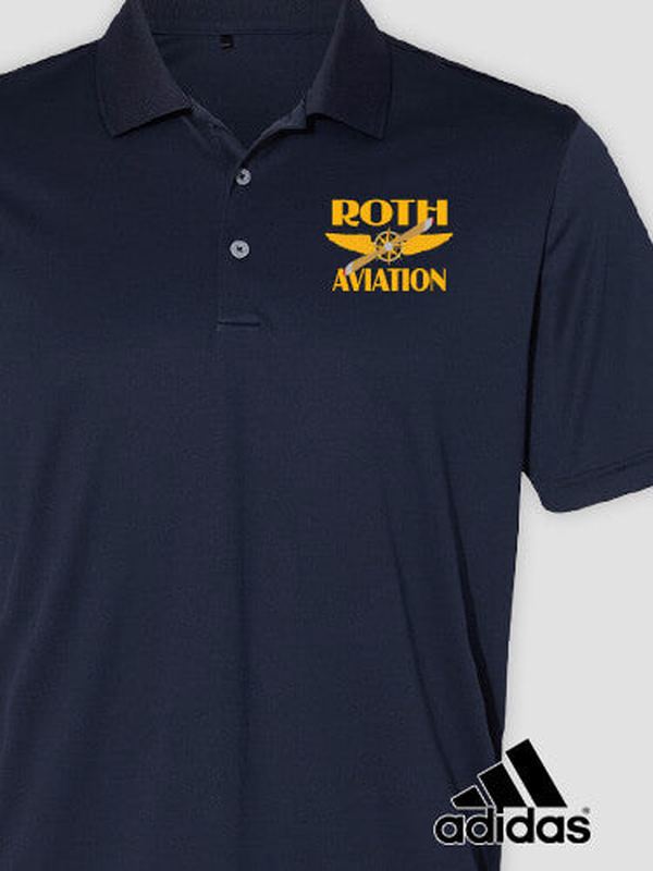 Aviation : Embroidered Adidas® Polo Shirts product image 2