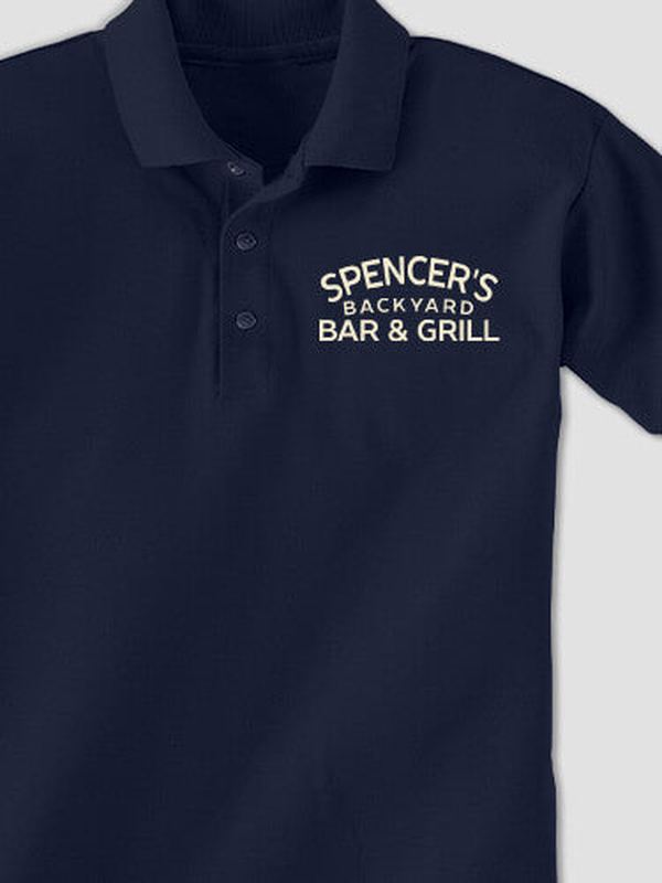 Backyard Bar and Grill : Embroidered Polo Shirts product image 2