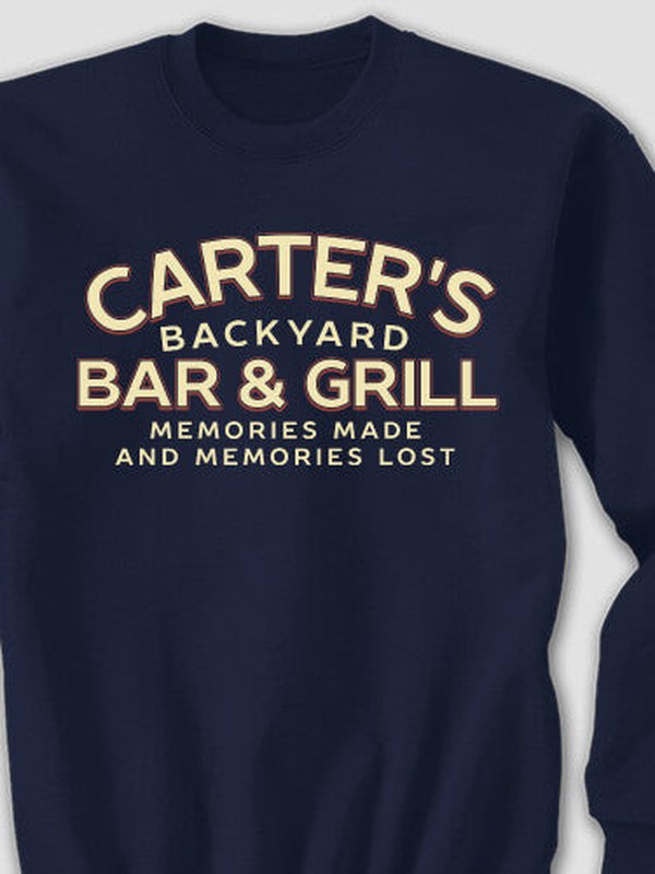 Backyard Bar and Grill : Printed Sweatshirts product image 3
