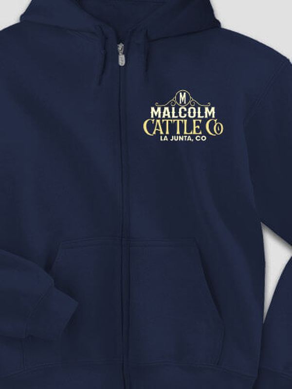 Cattle Company : Embroidered Zip Hoodies product image 5