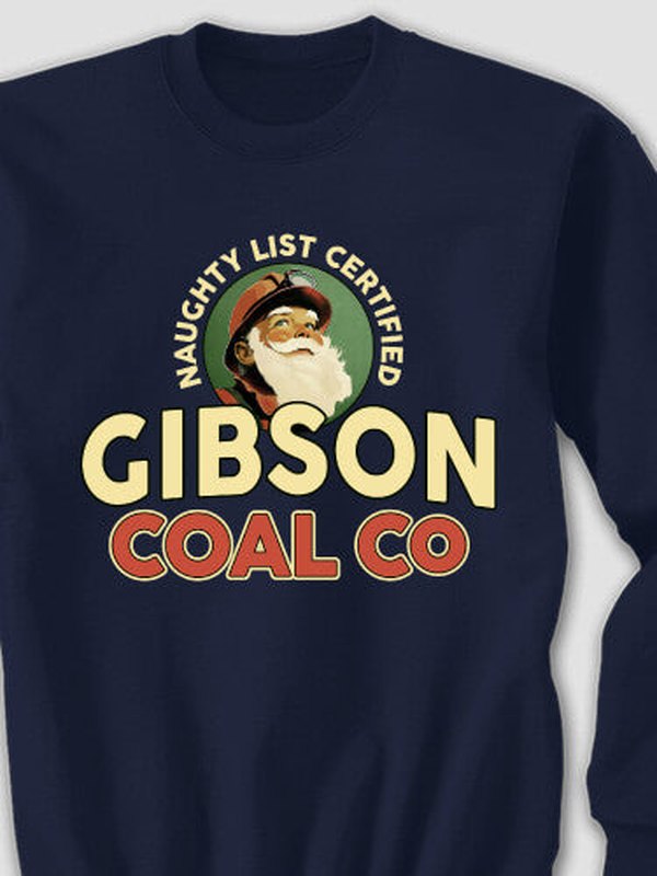 Christmas Coal Company : Printed Sweatshirts product image 5