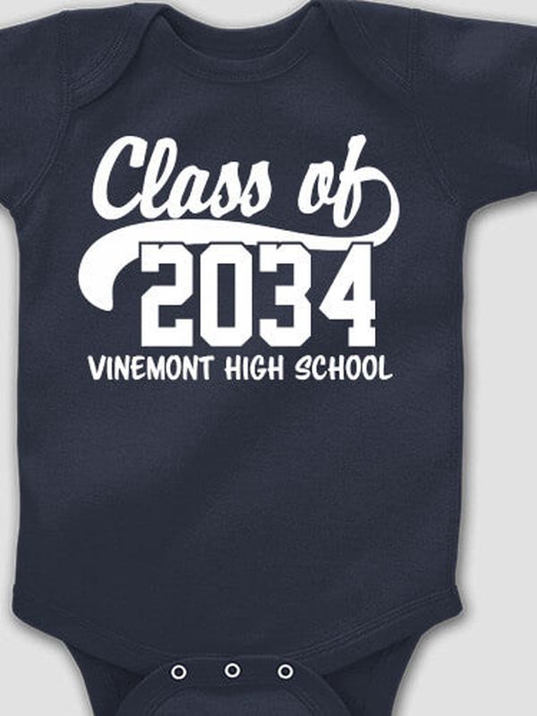Class Of : Printed Baby Bodysuits