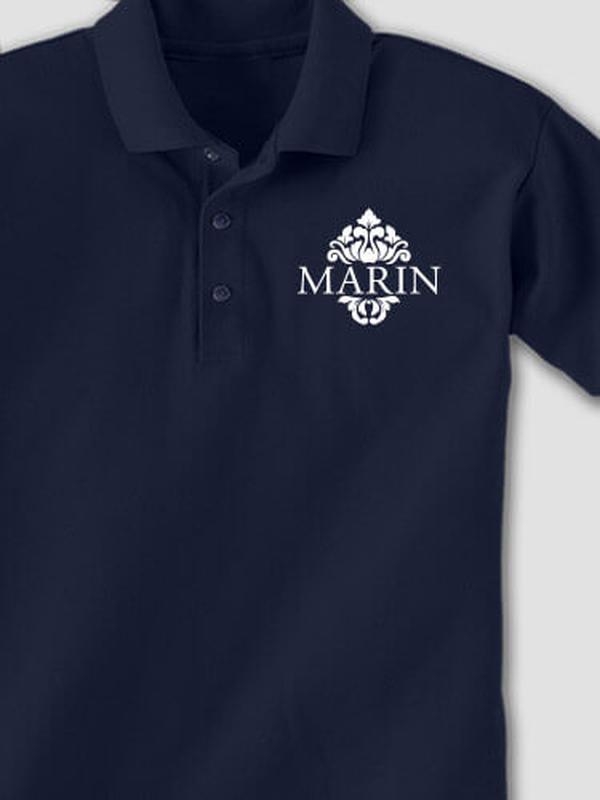 Classic Filigree : Embroidered Polo Shirts product image 2