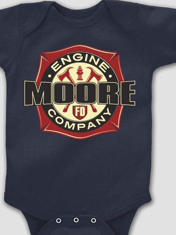 Engine Company : Printed Baby Bodysuits