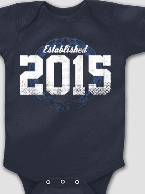 Established : Printed Baby Bodysuits