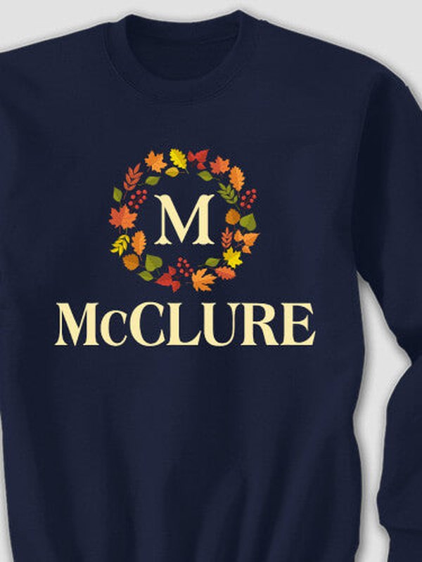 Fall Monogram : Printed Sweatshirts product image 3