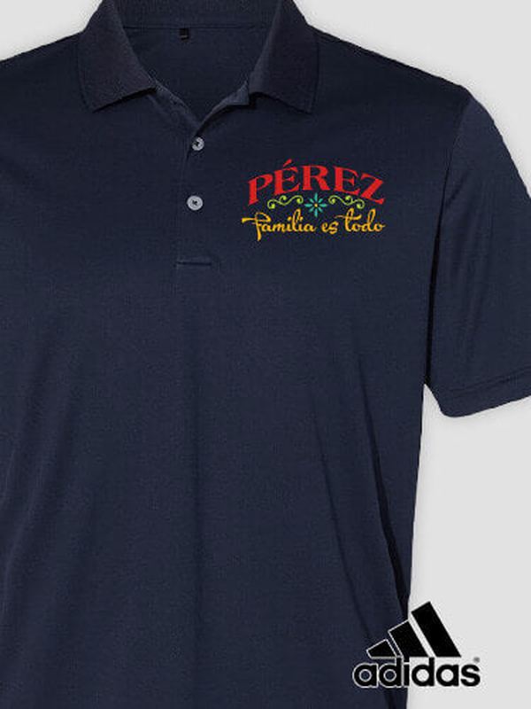 Familia es Todo : Embroidered Adidas® Polo Shirts product image 1