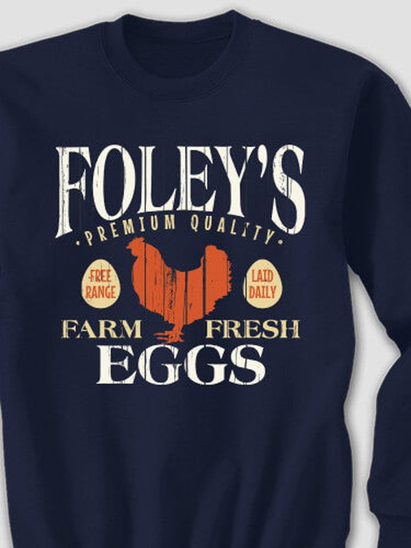 Farm Fresh Eggs : Printed Sweatshirts product image 4