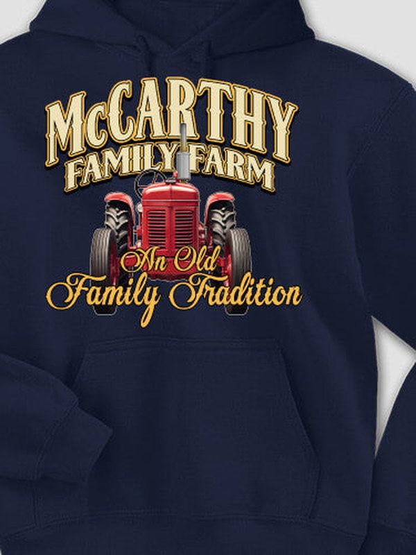 Farming Family Tradition : Printed Hoodies product image 1