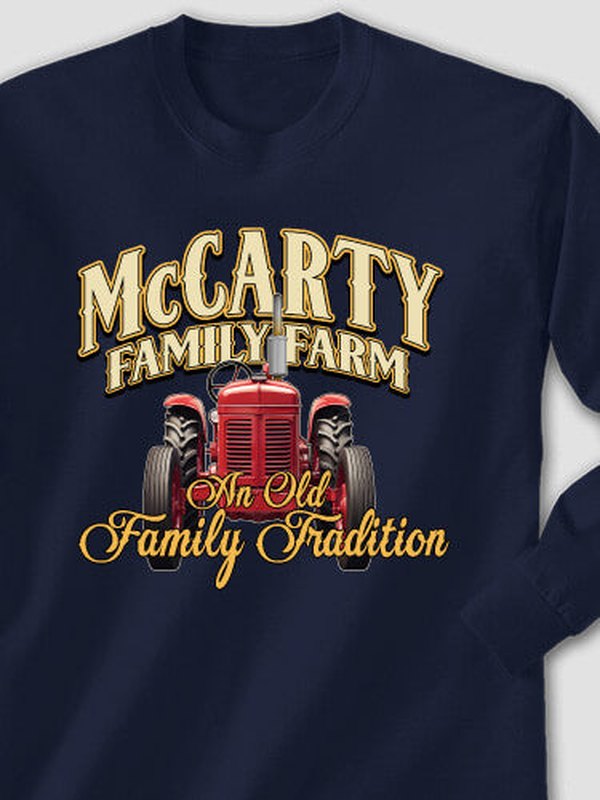 Farming Family Tradition : Printed Long Sleeves