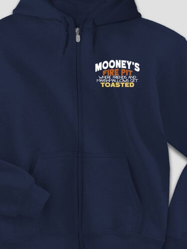 Fire Pit : Embroidered Zip Hoodies product image 3