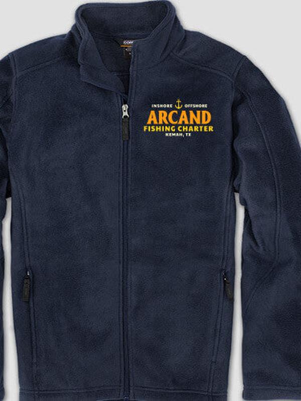 Fishing Charter : Embroidered Fleece Jackets