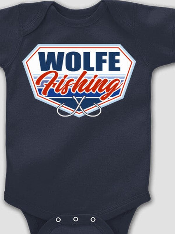 Fishing : Printed Baby Bodysuits