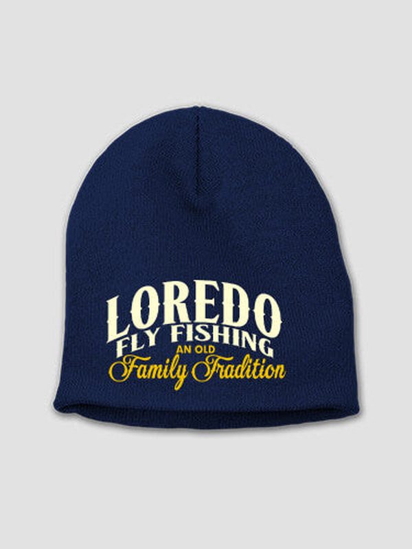 Fly Fishing Family Tradition : Embroidered Beanies