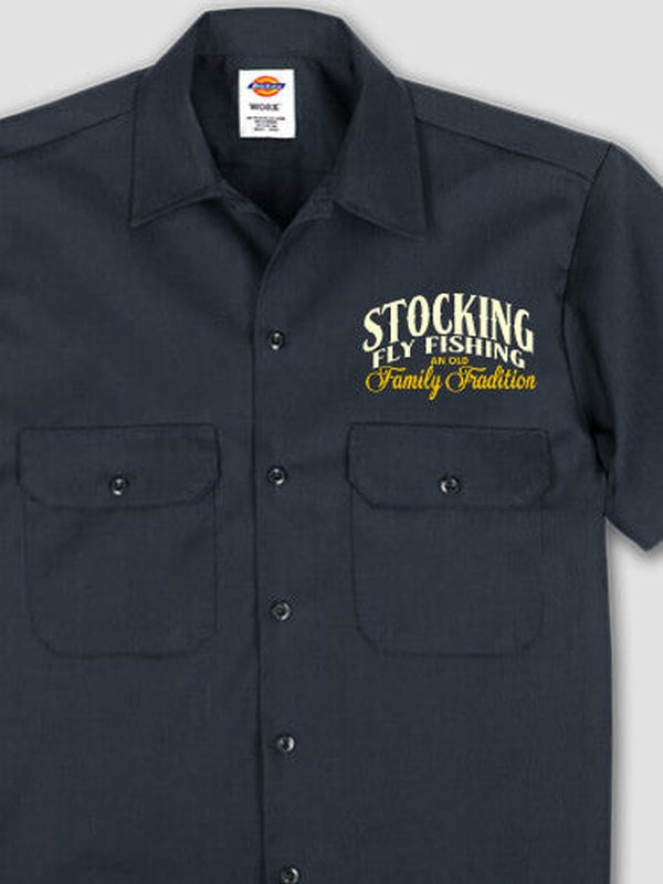 Fly Fishing Family Tradition : Embroidered Work Shirts product image 2