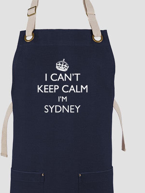 Can't Keep Calm : Printed Canvas Work Aprons