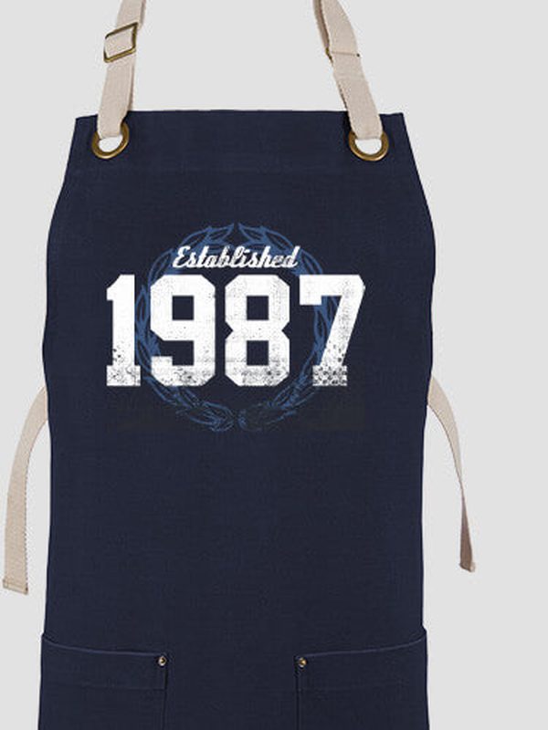 Established : Printed Canvas Work Aprons