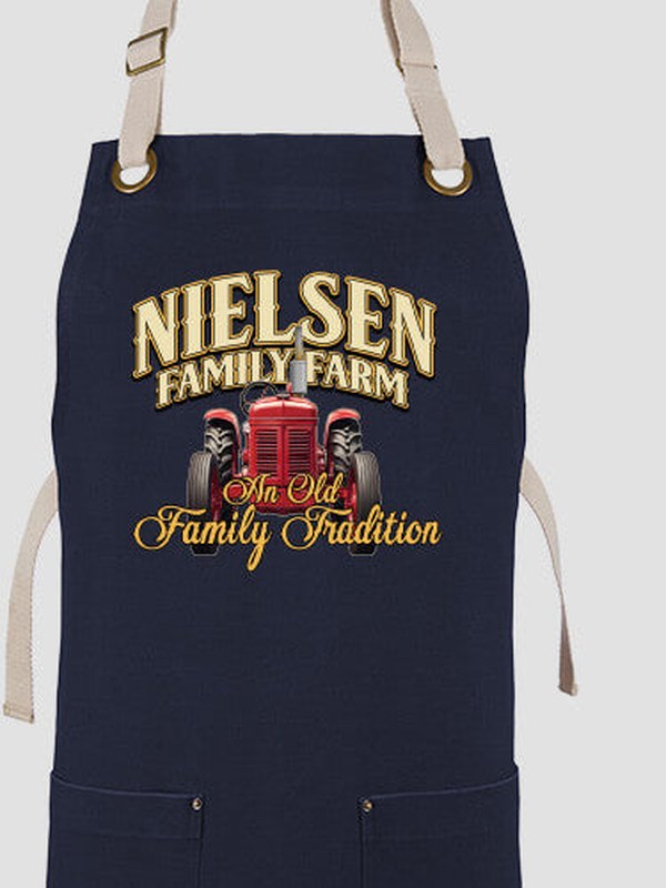 Farming Family Tradition : Printed Canvas Work Aprons