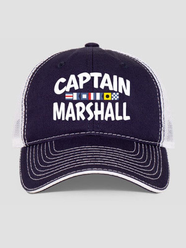 Captain : Embroidered Trucker Hats