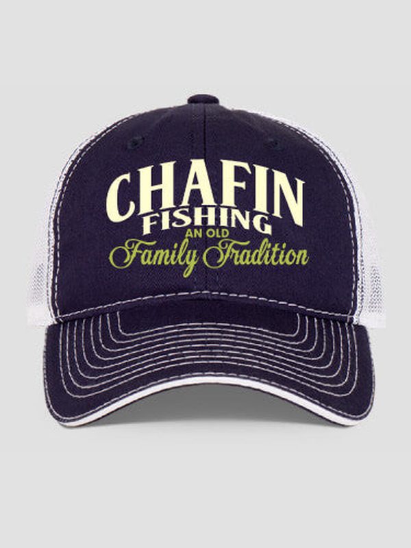 Fishing Family Tradition : Embroidered Trucker Hats