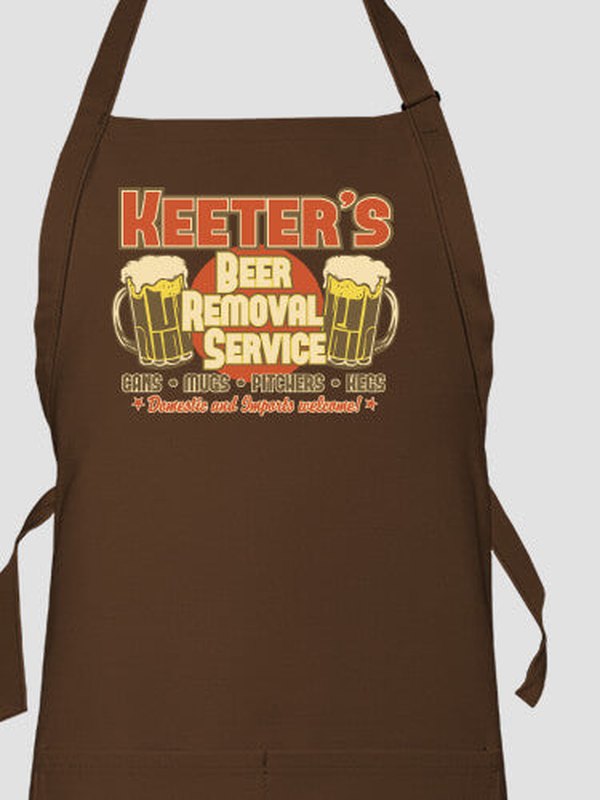 Beer Removal : Printed Aprons