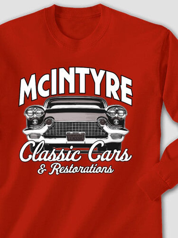 Classic Cars : Printed Long Sleeves