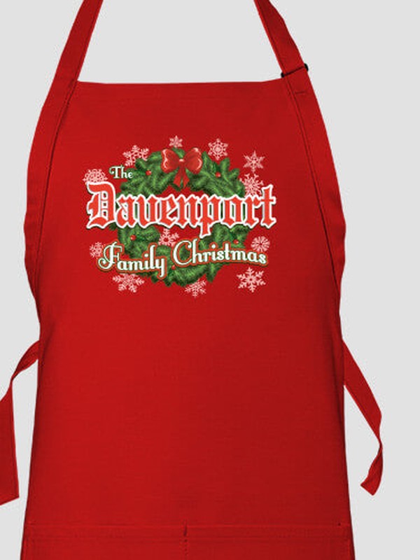 Family Christmas : Printed Aprons