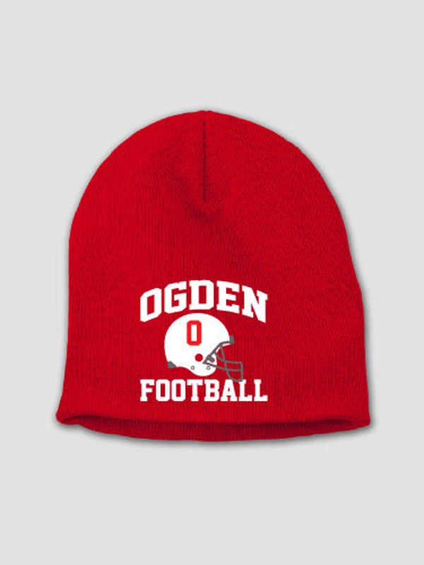 Football Helmet : Embroidered Beanies