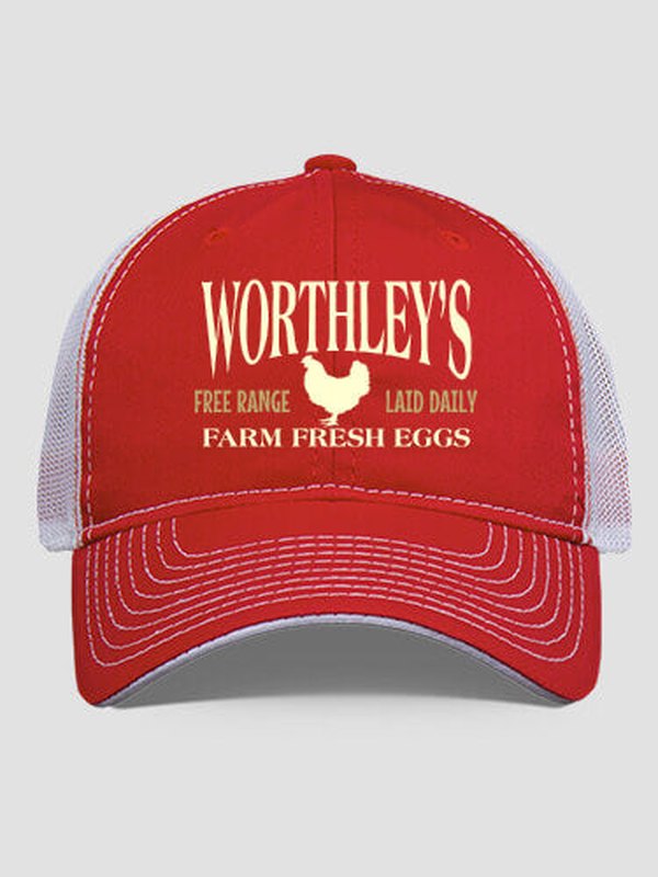Farm Fresh Eggs : Embroidered Trucker Hats