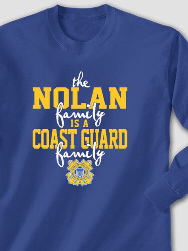 Coast Guard Family : Printed Long Sleeves
